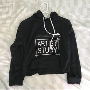 Black hoodie